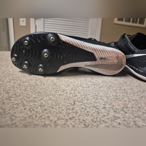 Nike Shoes Mens 8.5 Zoom Rival Sprint Cleats Black Spikes Lace Up DC8753-001 NEW - Picture 6 of 7